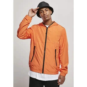 Full Zip Nylon Crepe Jacket Tangerine