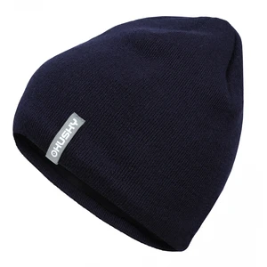 Husky Merhat 3 L-XL, tm. modrá Pánská merino čepice