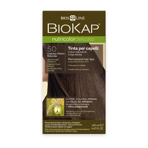 Biokap NUTRICOLOR DELICATO - Barva na vlasy - 5.0 Kaštanová přírodní světlá 140 ml