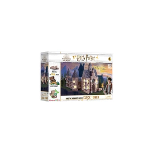 Stavějte z cihel Harry Potter - Hodinová věž stavebnice Brick Trick v krabici 40x27x9cm