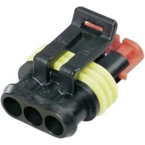 Zásuvkové púzdro na kábel TE Connectivity 282087-1 282087-1, 32.2 mm, pólů 3, rozteč 6 mm, 1 ks