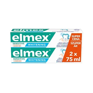 Elmex Bělicí zubní pasta pro citlivé zuby Sensitive Whitening Duopack 2x 75 ml