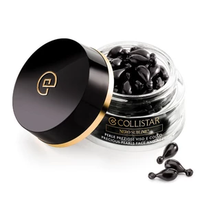 Collistar Nero Sublime® Precious Pearls Face and Neck pleťové sérum v kapsuliach 60 ks