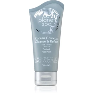 Avon Planet Spa Korean Charcoal Cleanse & Refine slupovací pleťová maska s aktivním uhlím 50 ml