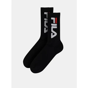 Sada dvou párů pánských černých ponožek FILA