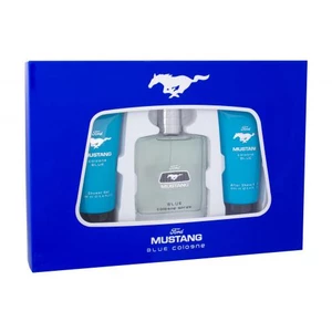 Ford Mustang Mustang Blue dárková kazeta toaletní voda 100 ml + sprchový gel 100 ml + balzám po holení 100 ml pro muže