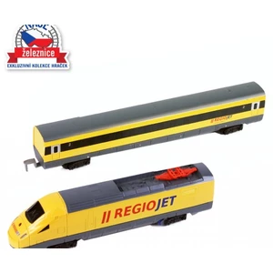 Rappa Vlak žltý RegioJet so zvukom a svetlom funkčný model súpravy