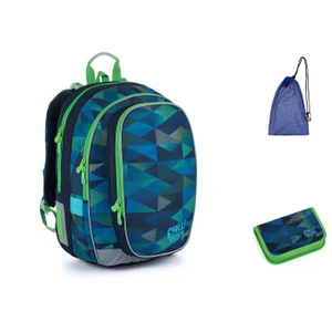 Modrozelený školní batoh Topgal MIRA 21019 B,Modrozelený školní batoh Topgal MIRA 21019 B