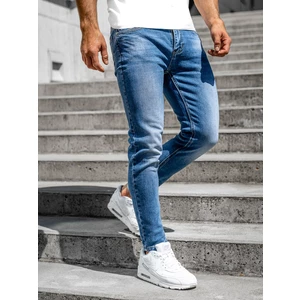 Tmavě modré pánské džíny skinny fit Bolf KA6136-S