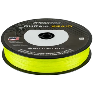 Spiderwire splétaná šňůra dura4 150 m yellow-průměr 0,25 mm / nosnost 23,2 kg