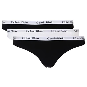 Calvin Klein 3 PACK - dámská tanga QD3587E-WZB M