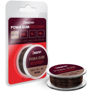 Delphin powa gum absorber hnědá - 0,8 mm / 8 kg / 8 m