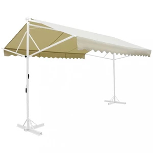 Voľne stojace markíza 400x300 cm Dekorhome Krémová,Voľne stojace markíza 400x300 cm Dekorhome Krémová