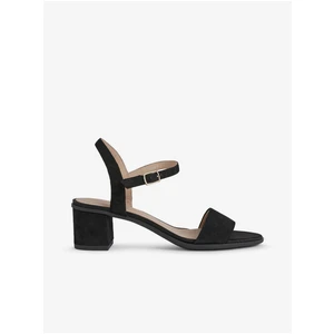 Geox Aurely Suede Heeled Sandals - Women