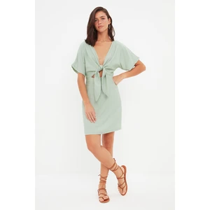 Trendyol Mint cut out Dress