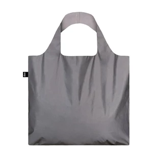 Skládací nákupní taška LOQI REFLECTIVE Silver