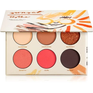 Pierre René Professional Palette paletka očných tieňov odtieň Sunset 6x1,3 g