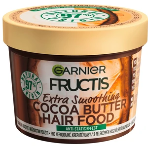 Garnier Fructis Cocoa Butter Hair Food vyživujúca maska na vlasy s kakaovým maslom 390 ml