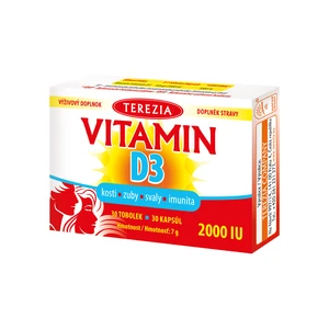 Terezia Vitamín D3 2000 IU 30 tobolek