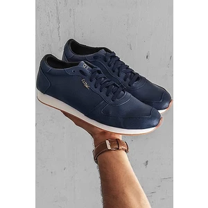 Navy blue men's shoes ZX0173