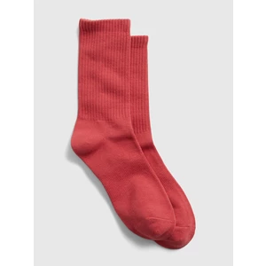 Červené pánské ponožky athletic crew socks