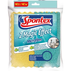 Spontex 2 Magic Effect - mikroutěrka, 205 x 220 mm, 2 ks