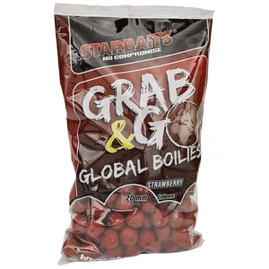 Starbaits boilie grab & go global boilies strawberry jam 20 mm - 1 kg