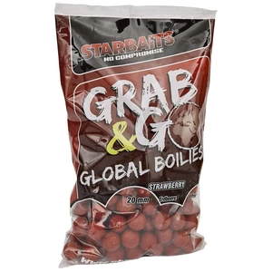 Starbaits boilie grab & go global boilies strawberry jam 20 mm - 1 kg