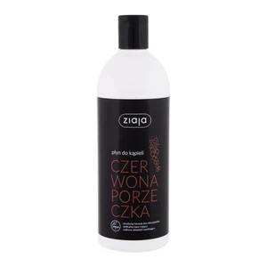 Ziaja Redcurrant 500 ml pěna do koupele pro ženy Vegan; Cruelty free