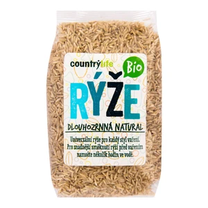 Country Life Rýže dlouhozrnná natural BIO 0,5 kg