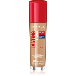 Rimmel London Lasting Finish 25H SPF20 30 ml make-up pro ženy 302 Warm Olive s ochranným faktorem SPF