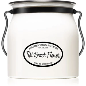 Milkhouse Candle Co. Creamery Tiki Beach Flower vonná svíčka Butter Jar 454 g