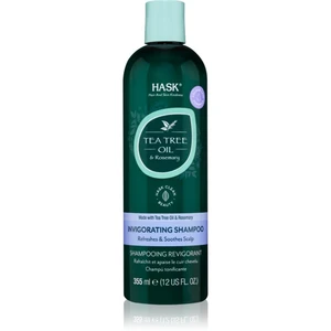 HASK Tea Tree Oil & Rosemary osvěžující šampon pro suchou a svědící pokožku hlavy 355 ml