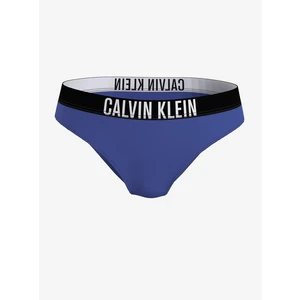 Modrý dámský spodní díl plavek Calvin Klein - Dámské