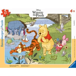 Ravensburger Puzzle Disney Medvedík Pú objavuje prírodu 47 dielikov