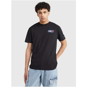 Black Mens T-Shirt Tommy Jeans - Men