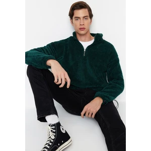 Trendyol Sweatshirt - Green - Regular fit