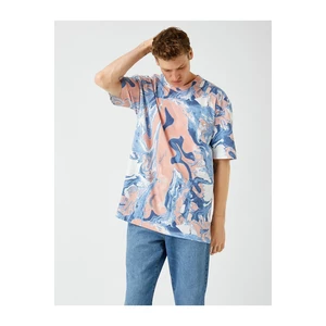 Koton Abstract Pattern Oversized T-Shirt