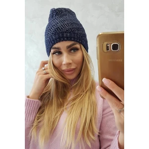 Beanie with fleece Berta K247 dark blue