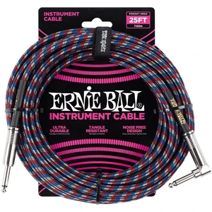 Ernie Ball P06063 Multi 7,5 m Prosty - Kątowy