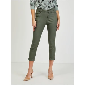 Khaki women's shortened trousers ORSAY - Women