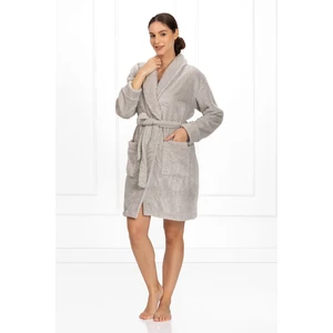 Grey bathrobe Thira Gray