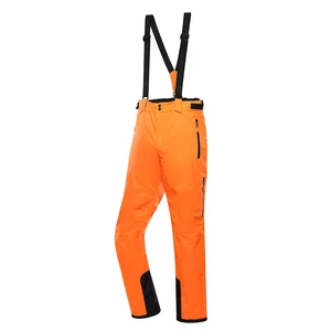 Alpine Pro Lermon Pánské lyžařské kalhoty MPAY615 neon pomeranč XL