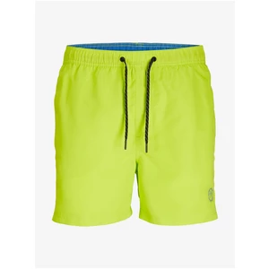 Neon Yellow Mens Swimwear Jack & Jones Fiji - Men