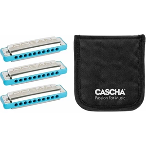 Cascha HH 2345 Ocean Rock Pack 3 BL Diatonická ústna harmonika