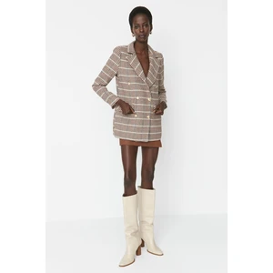 Trendyol Beige Button Down Jacket