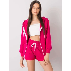Fuchsia two-piece cotton set
