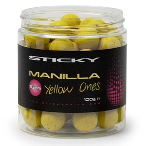 Sticky baits neutrálně vyvážené boilie manilla wafters yellow ones 130 g 16 mm
