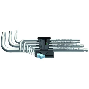 Wera 022720 Šestihranné klíče 9 ks, Hex-Plus®, metrické provedení, 3950 PKL/9