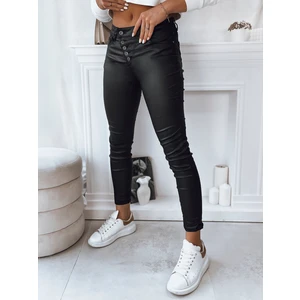 DREAMIN Women's Waxed Trousers Black Dstreet